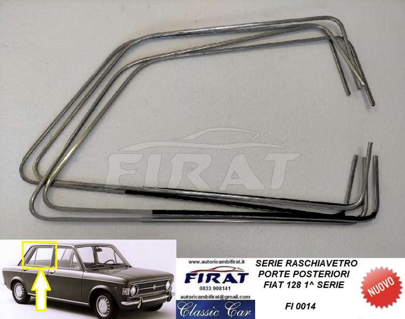 RASCHIAVETRO FIAT 128 1 SERIE 4 PORTE POST. (0014)